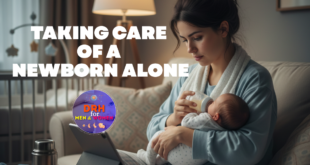 taking care of a newborn alone